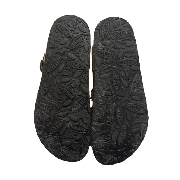 NWOT Plakton Brown Leather Pagonis Greek Sandals Womens size 36 US 5-5.5 - Picture 10 of 11